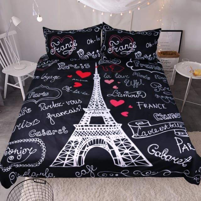 eiffel tower baby bedding