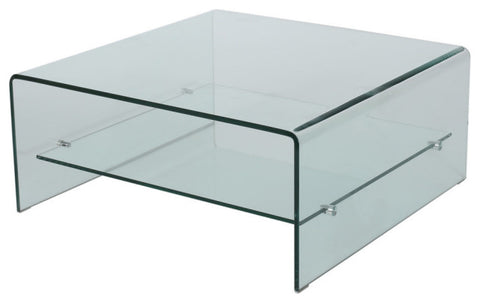 clear acrylic coffee table