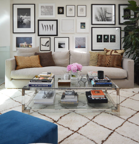 clear acrylic coffee table