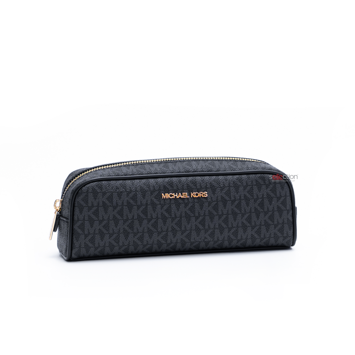 Michael Kors Medium Pencil Case In Monogram Black – SELLECTION