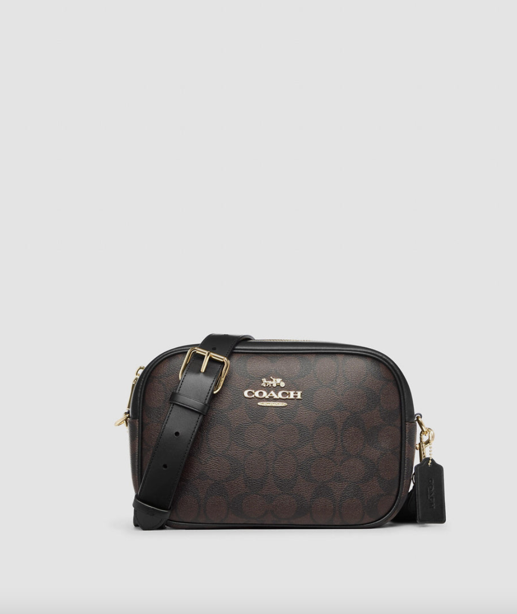 Coach Jamie Camera Bag In Signature Brown Black – SELLECTION