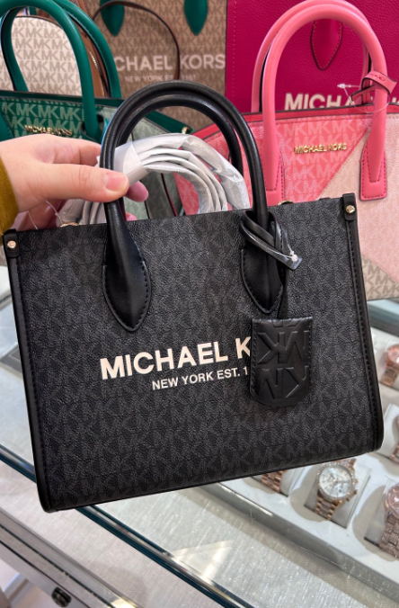 Michael Kors Mirella Small Tote In Monogram Black – SELLECTION