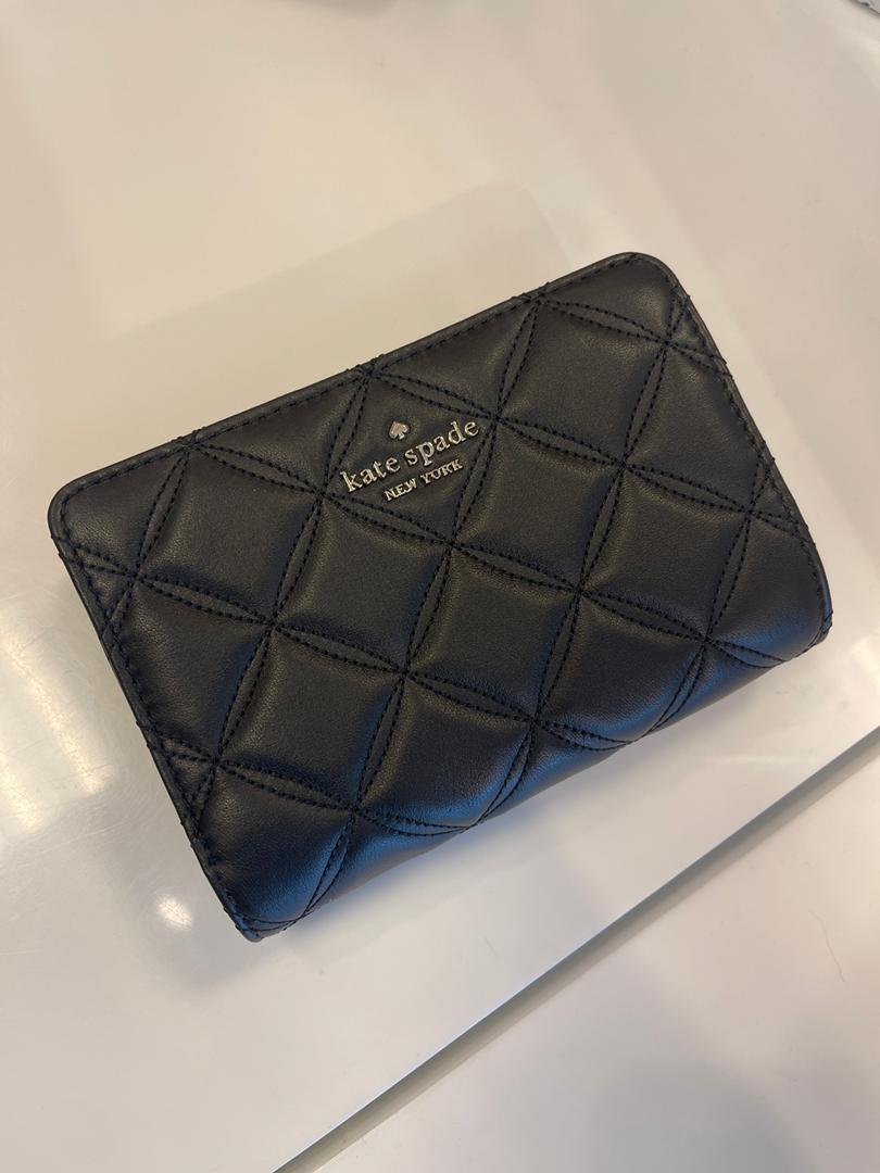 Kate Spade Natalia Medium Compact Bifold Wallet In Black – SELLECTION