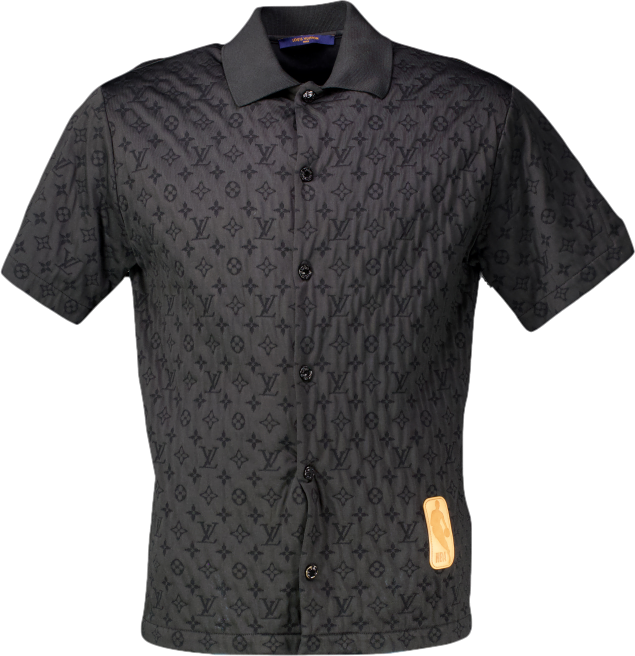Louis Vuitton x NBA Monogram Buttoned Shirt BlackLouis Vuitton x