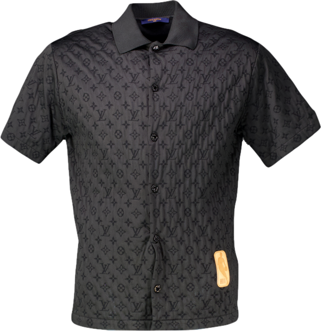 Louis Vuitton x NBA Monogram Buttoned Shirt Black