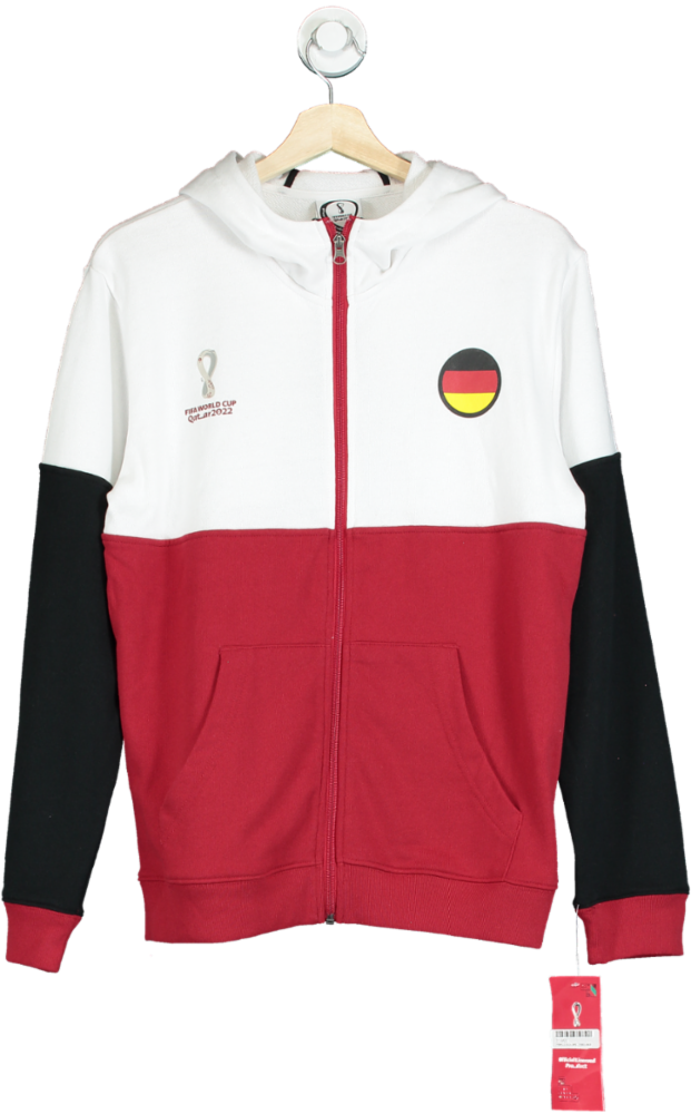 image of FIFA Red/White/Black Germany Qatar 2022 Official Licensed Product Hoodie UK XL