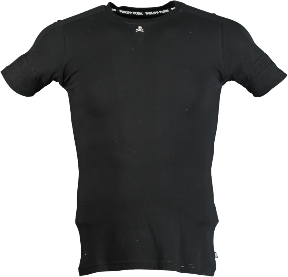 image of Philipp Plein Black T-Shirt UK XS
