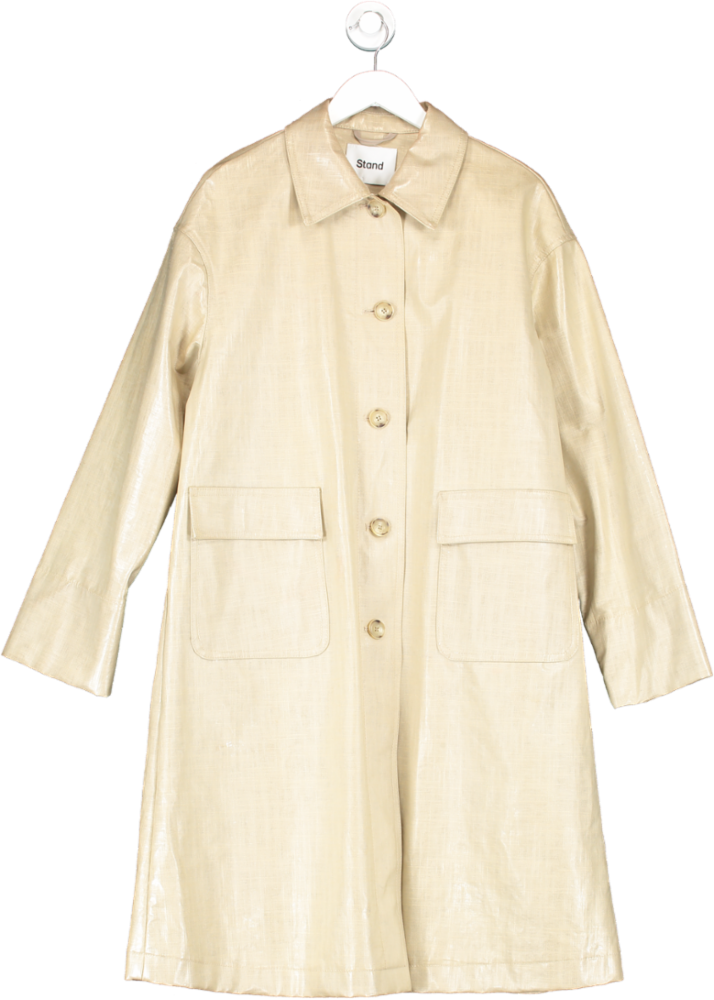 image of Stand Beige Oversized Debbie Coat One Size