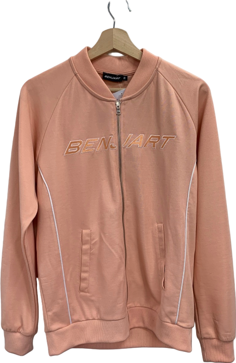 image of Benjart Peach Bomber Jacket UK M