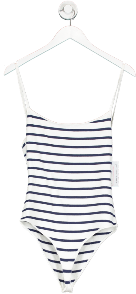 Striped Backless Bodysuit