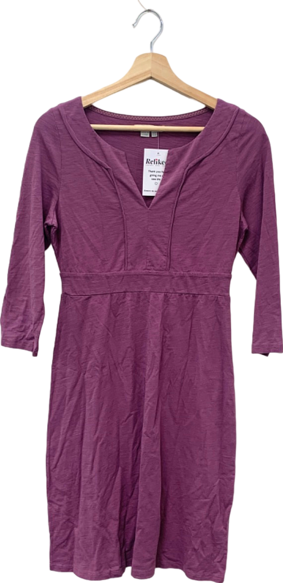 image of Boden Plum 3/4 Sleeve Dress UK 10R