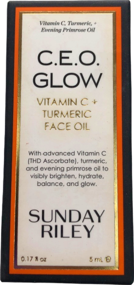 image of Sunday Riley C.E.O. Glow Vitamin C + Turmeric Face Oil 5 ml