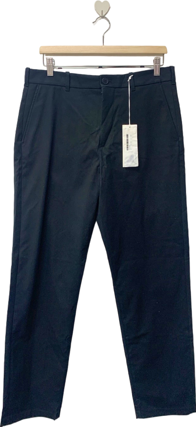 Image of Arket Black Loose Fit Trousers W33 Regular