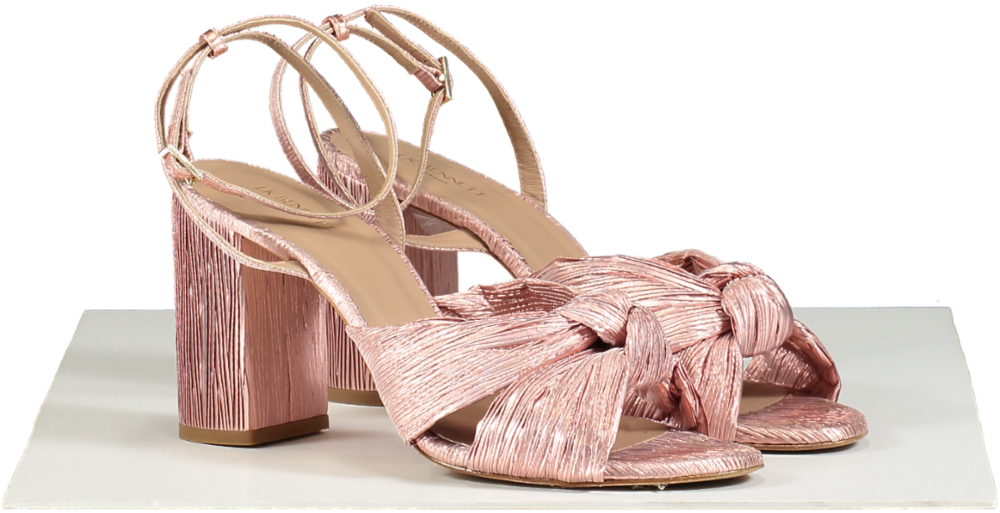 Image of LK Bennett Pink Eliana High Heel Sandals 41