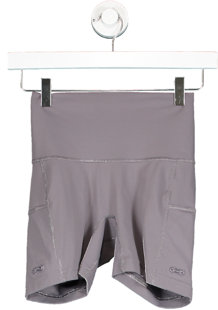 image of gymshark Purple High Waisted Shorts UK XS