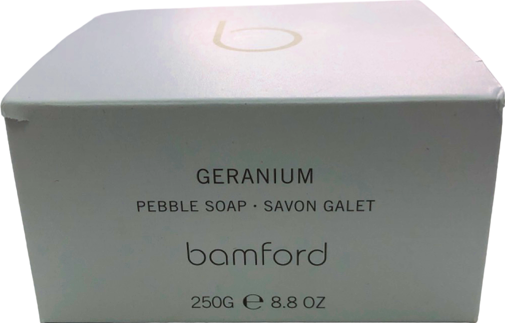 image of Bamford Geranium Pebble Soap 250G