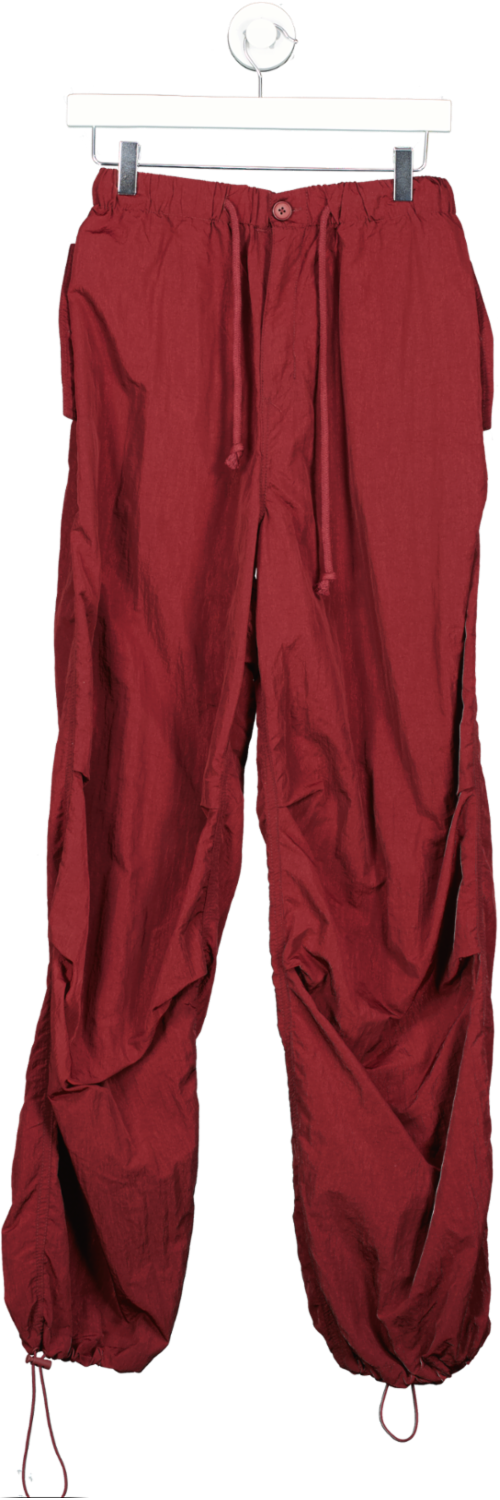 image of luxe to kill Red Cherry Parachute Pants UK 10