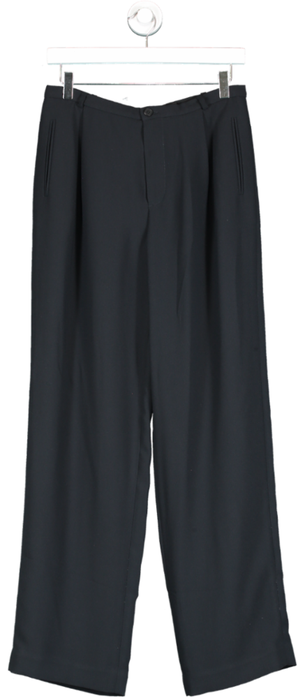 image of SIR Blue Relaxed Tailored Trousers UK 8