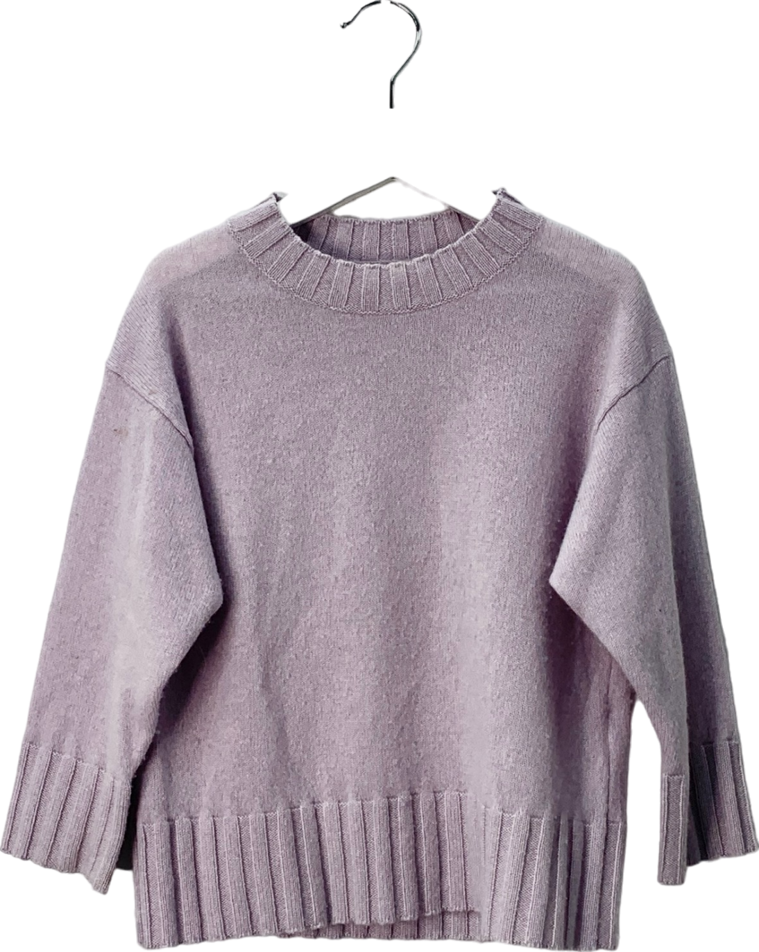 Image of ZARA Purple Cashmere Long Sleeve Jumper 3 Years