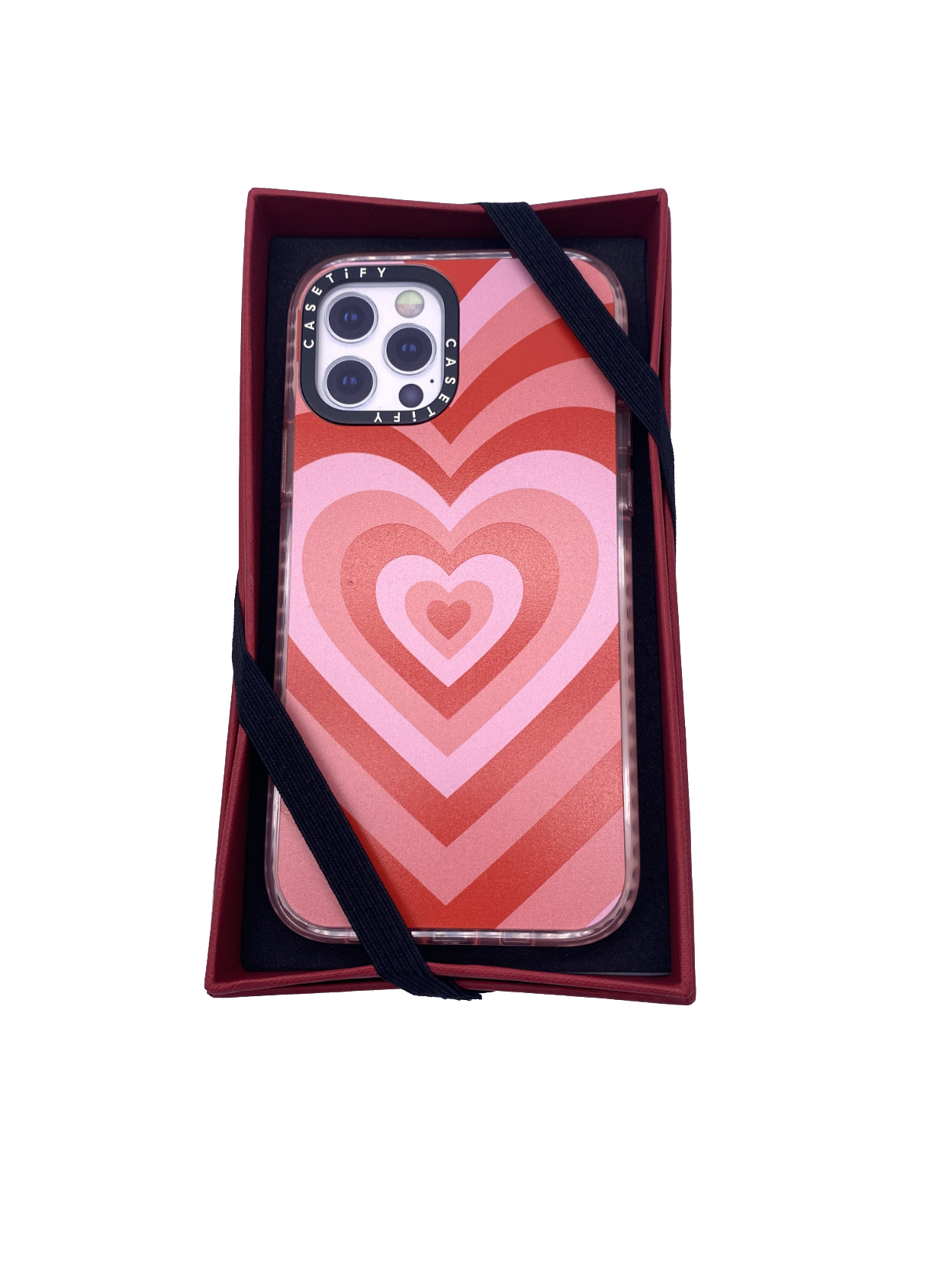 Image of casetify Red Impact 70's Heart Iphone 11 Pro Case One Size