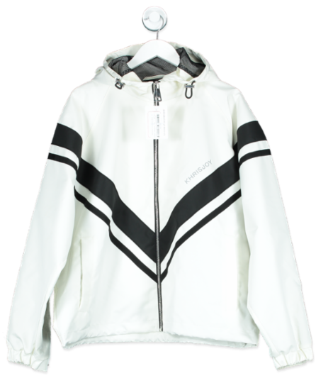 Hollister black store and white windbreaker