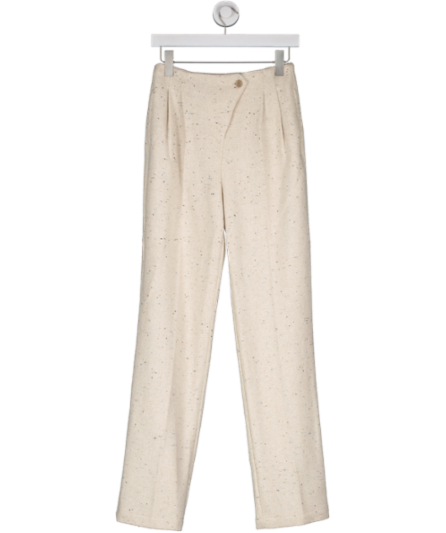 Anine Bing Cream Wool Blend Ari Trousers SZ30 UK 4 Reliked