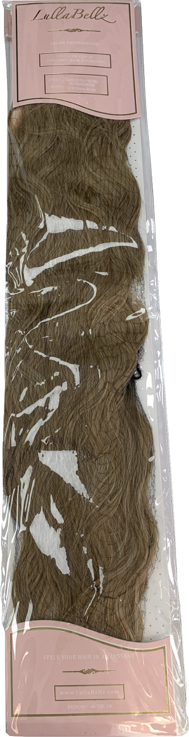 Image of LullaBellz Grande Lengths Textured Wave Wrap Around Pony Honey Blonde 26"