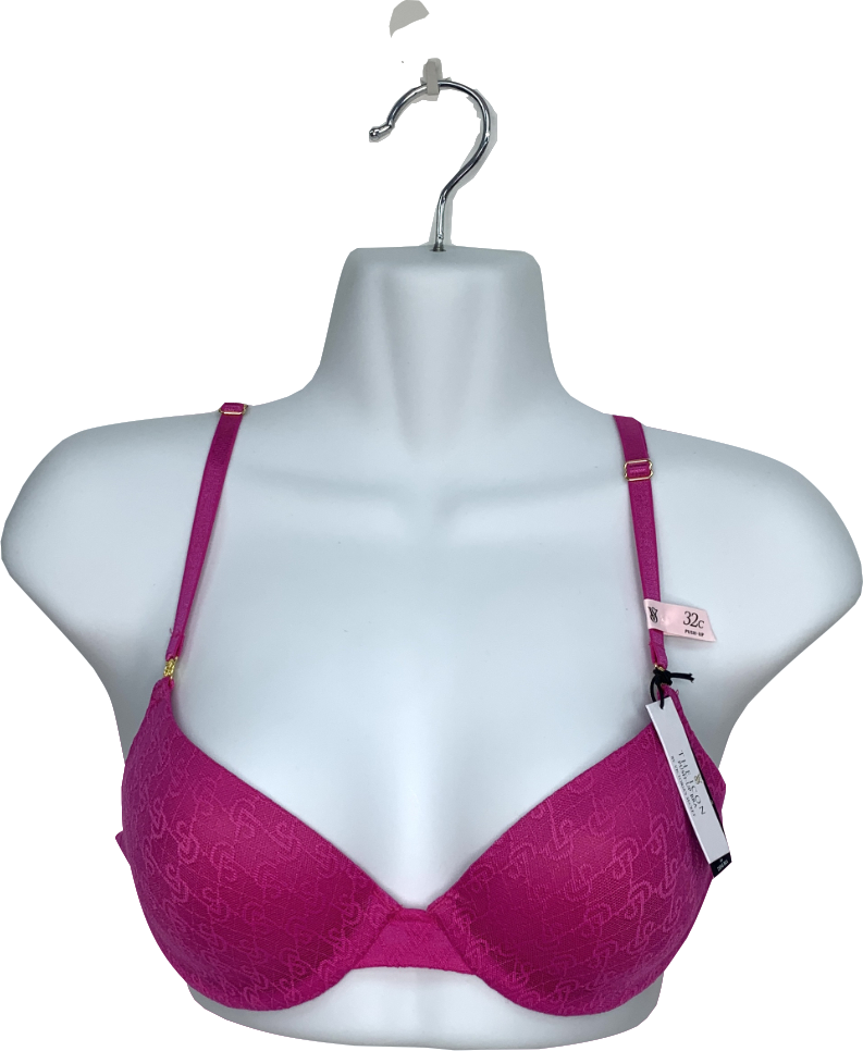 Victoria's Secret Pink Push Up Bra - Size 34C, Color UK