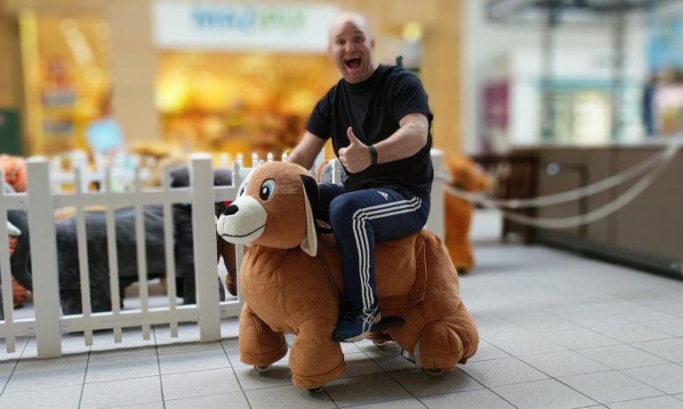 stuffed animal ride