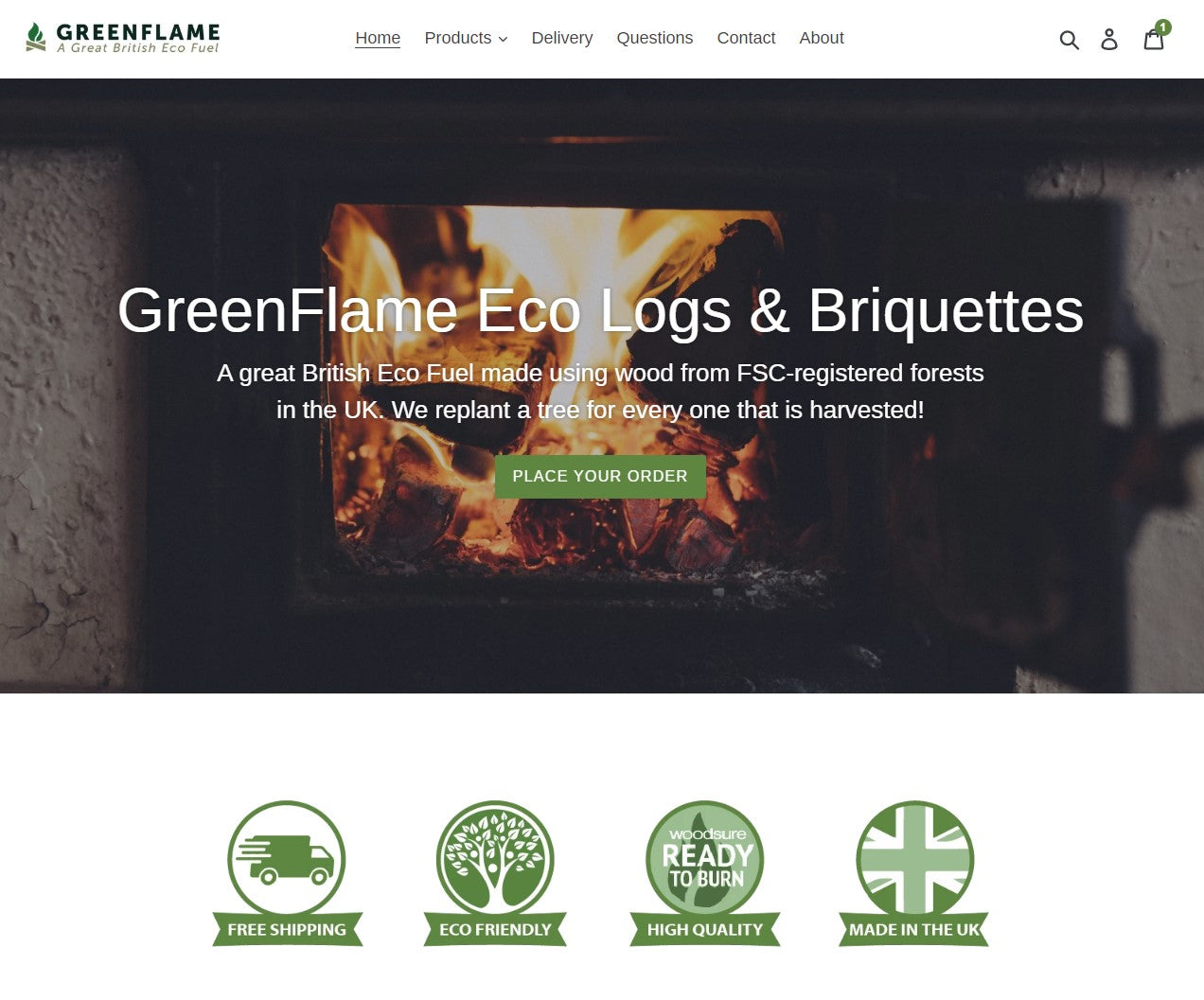 GreenFlame Eco Logs and Briquettes