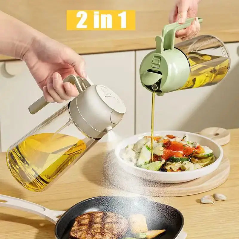 2 in 1  Oil Dispenser and Oil Sprayer