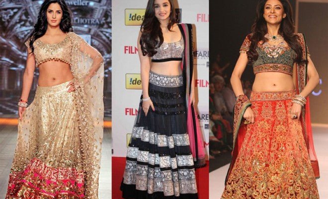 ghagra choli top designs