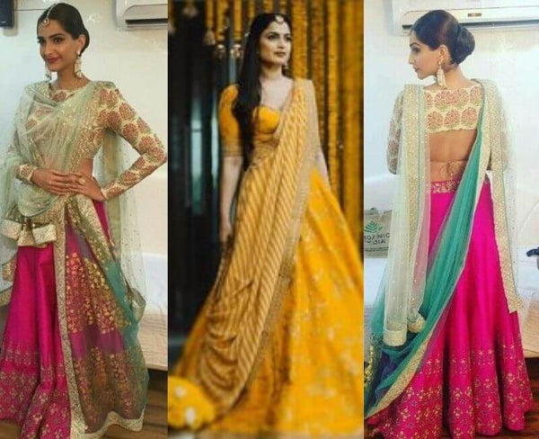 How to Wear Lehenga Saree with Saree/Half Saree in 7 Different Ways