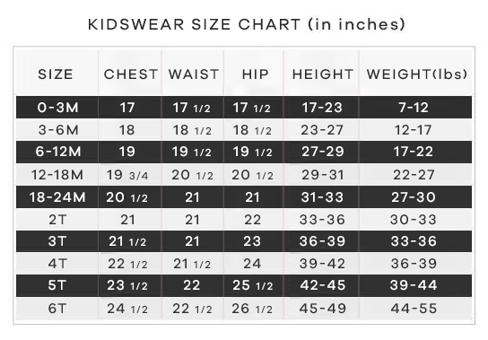 Indian Motorcycle Men's Clothing Sizing Chart — Bair's Powersports Online