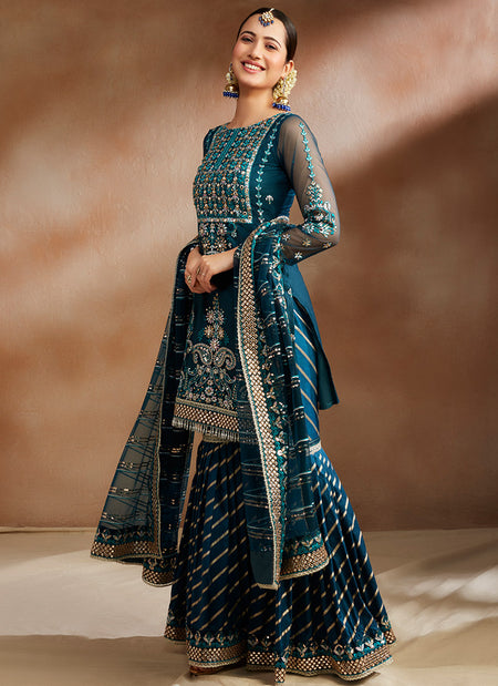 Gharara Suit: Buy Designer Gharara Dress Online in USA, UK, and Canada ...