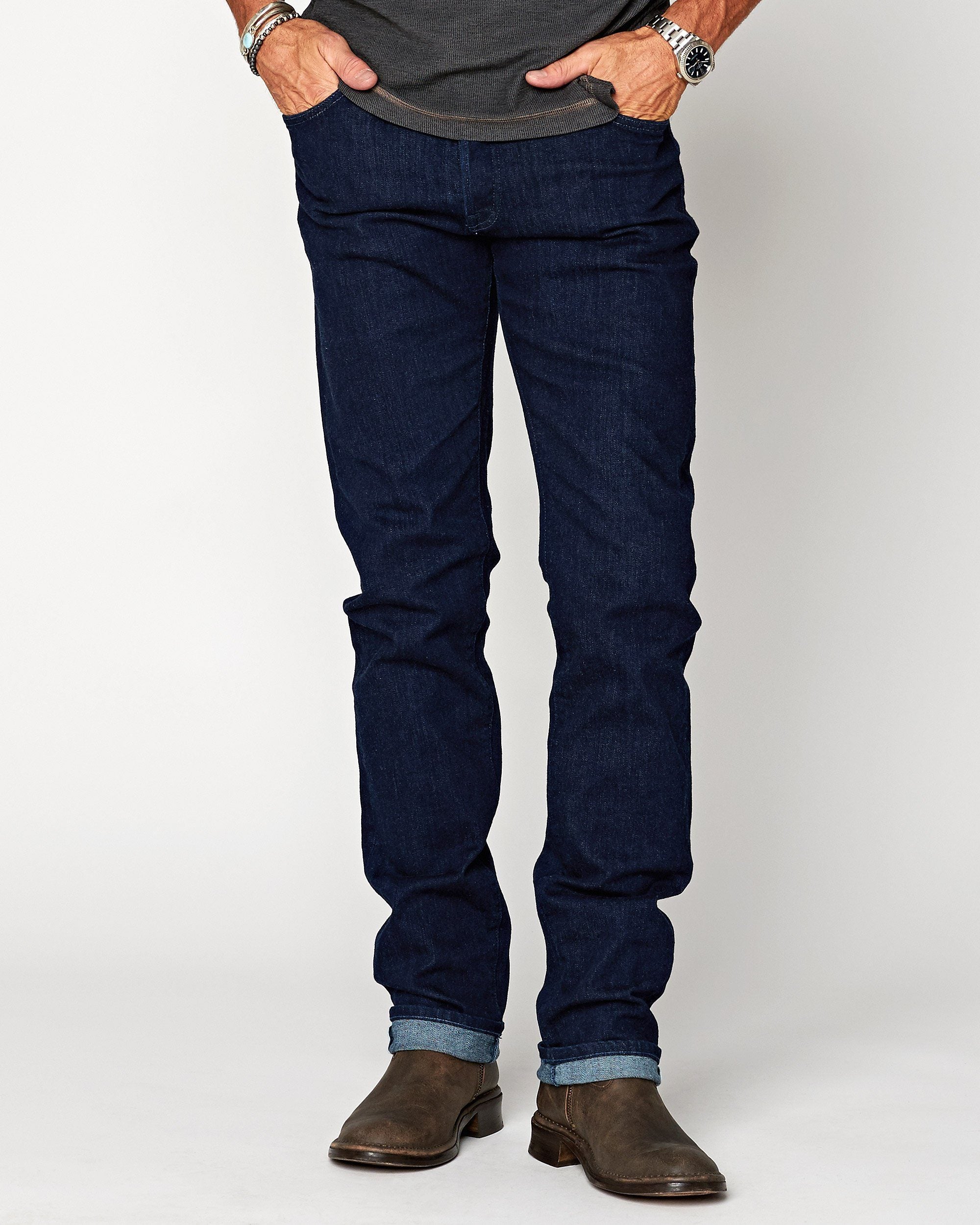 No. 11S Classic Fit Draper Stretch Selvage – Agave Denim