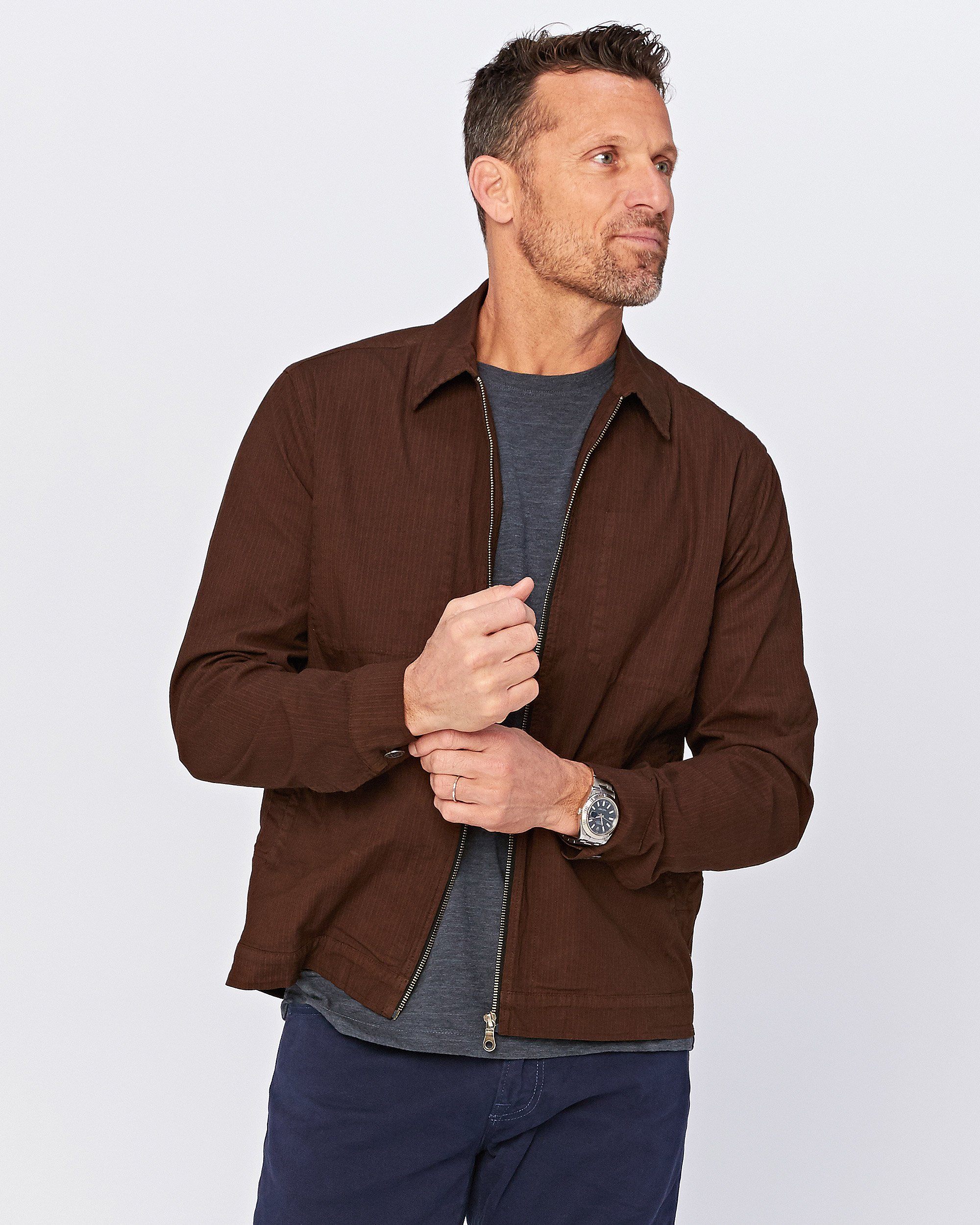 Vineyard Zip Up Jacket – Agave Denim