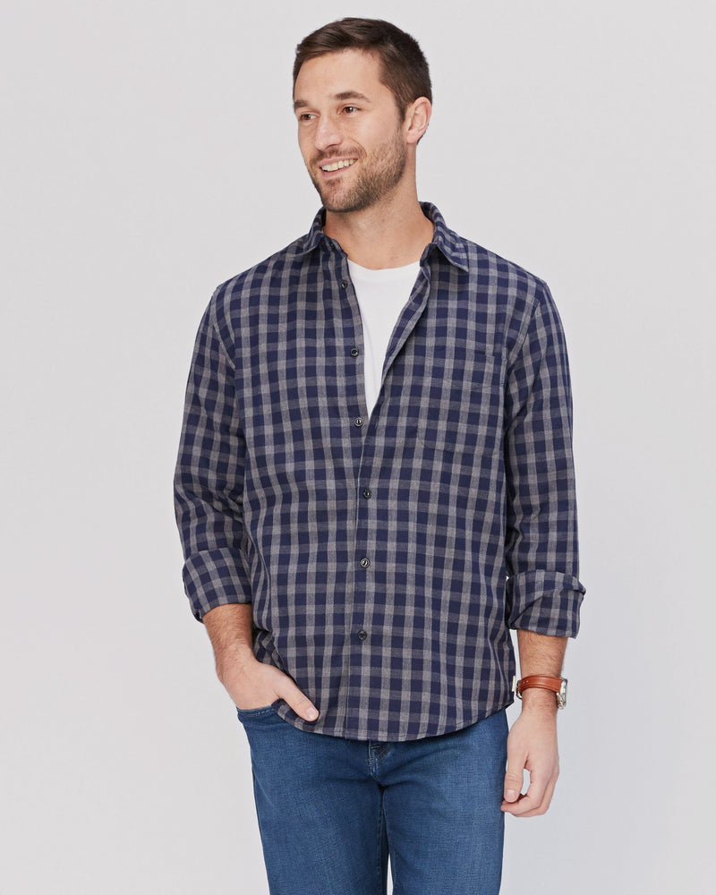 Hartley Plaid Button Up – Agave Denim