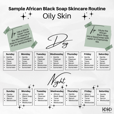 African Black Soap Skinare Routine for Dry Skin