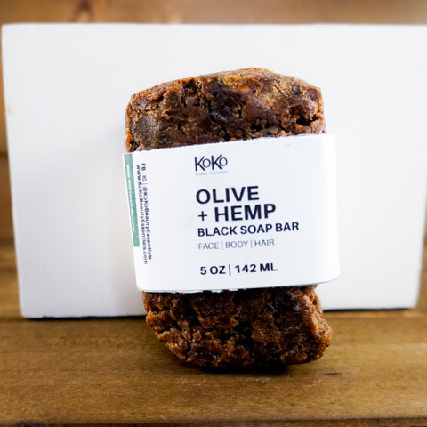 Guide to Using African Black Soap Olive and Hemp Black Soap Bar