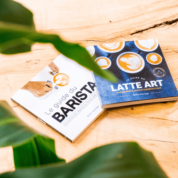 two barista coffee books