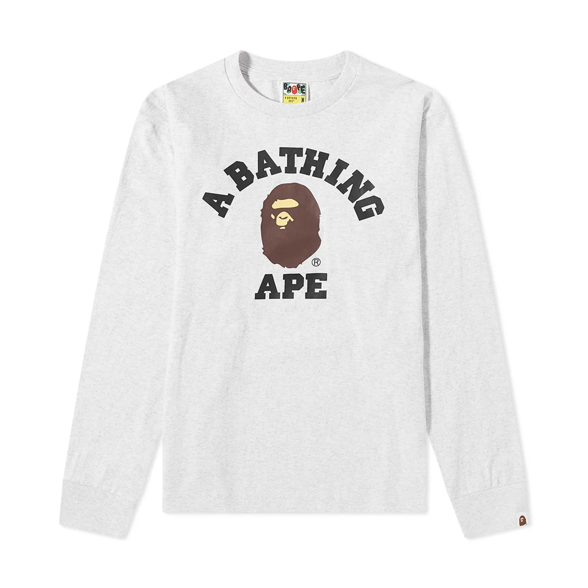 Bape College Tee White | PLUS