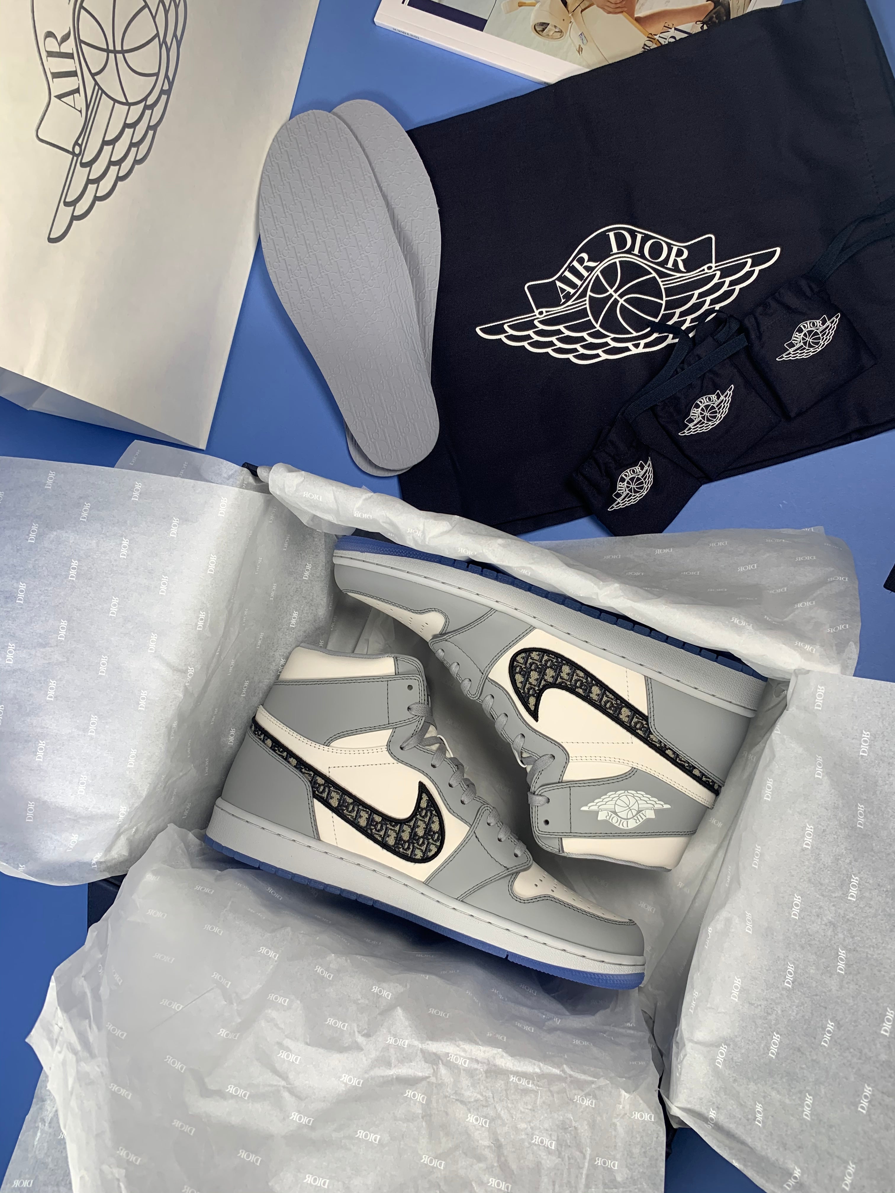 dior jordan 1 box