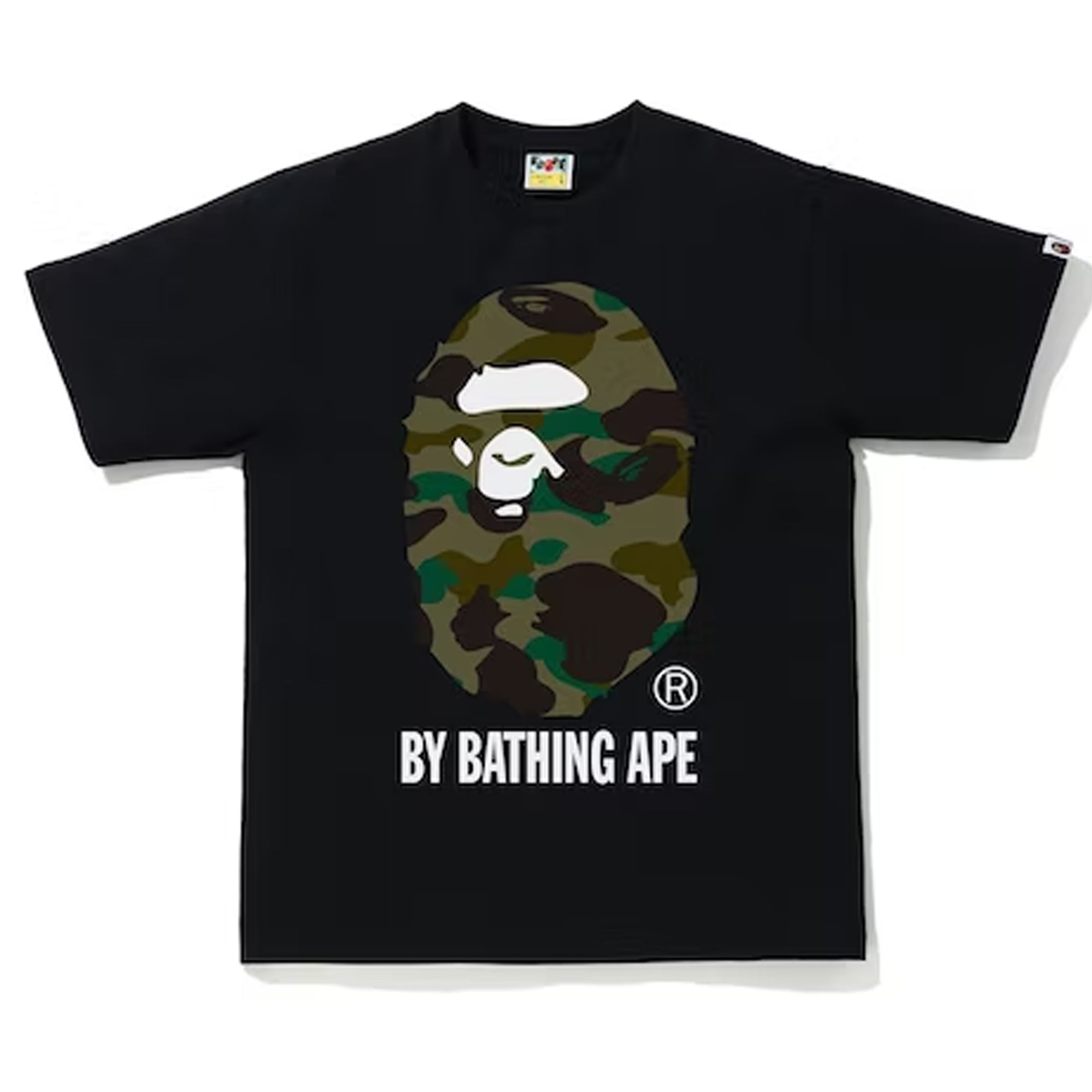 Bape 1st Camo By Bathing Ape Tee Black/Yellow