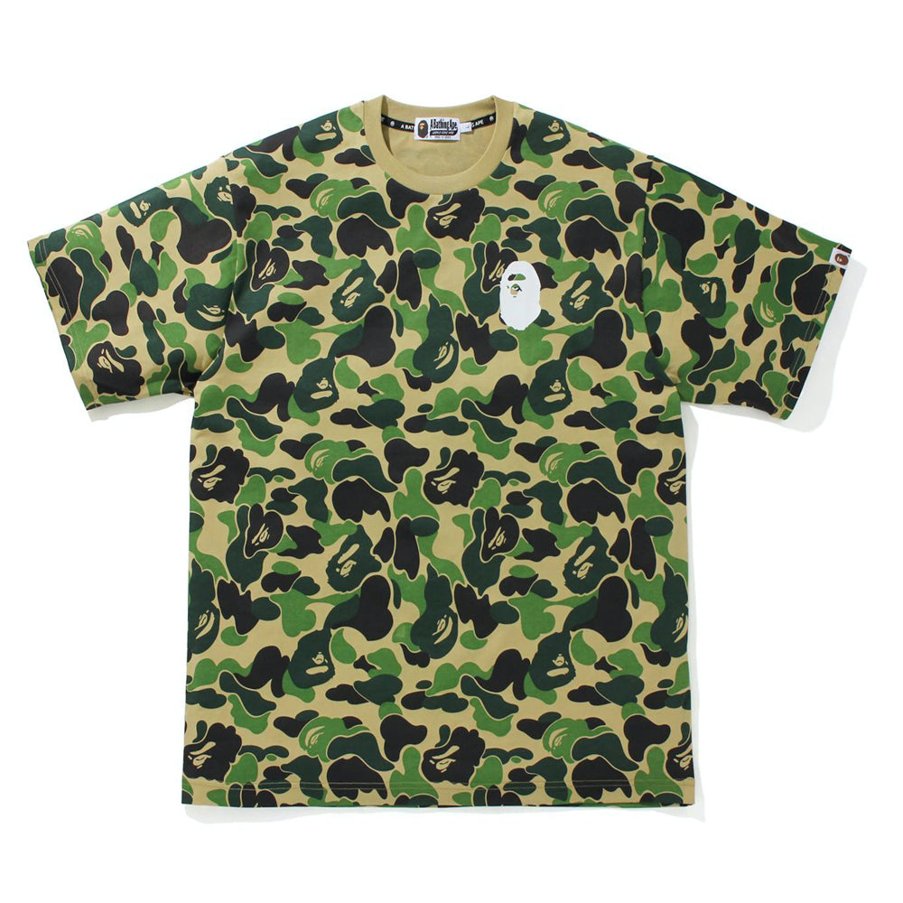 BAPE Big ABC Camo Ape Head Relaxed Fit Tee Green – PLUS