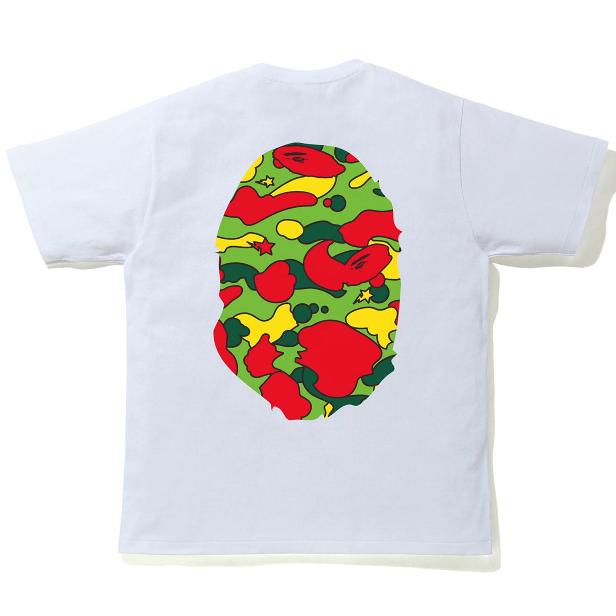 BAPE Color Camo Big Ape Head Tee twispwa.com