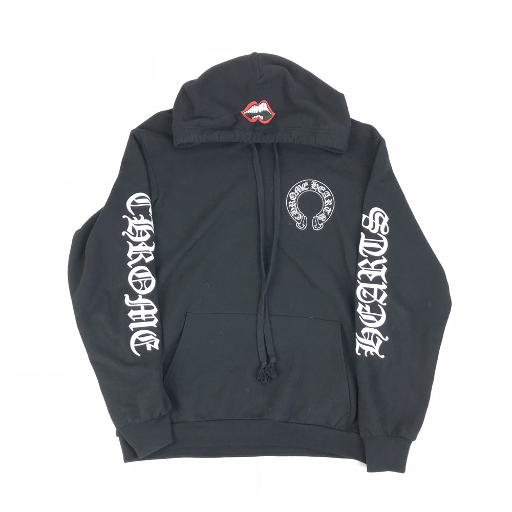 Chrome Hearts Matty Boy Chomper Horseshoe Hoodie Black | PLUS