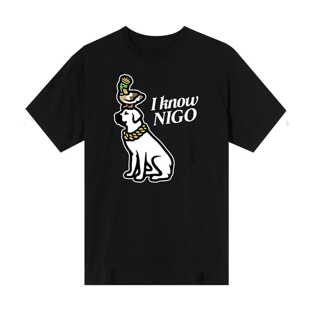 Human Made x Victor Victor I Know Nigo T-Shirt Black | PLUS