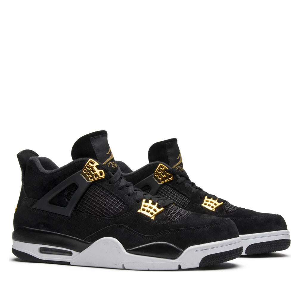 nike air jordan 4 retro royalty black gold