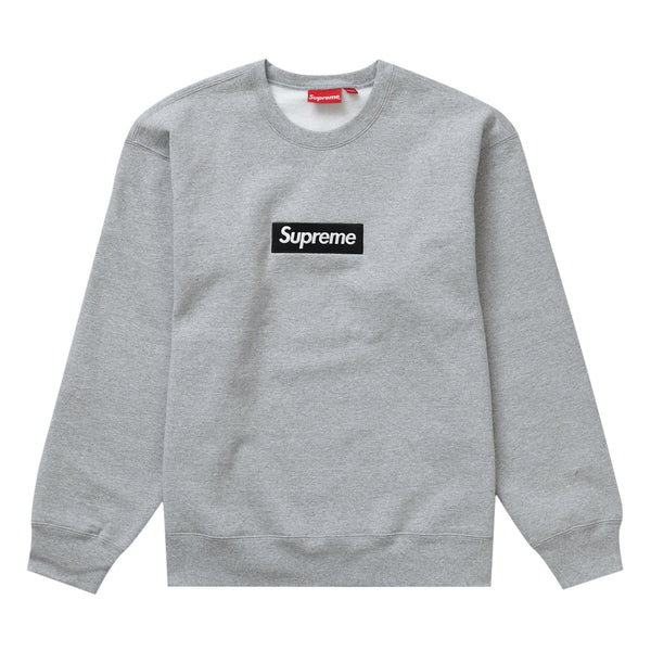 Supreme Box Logo Crewneck (FW22) Heather Grey